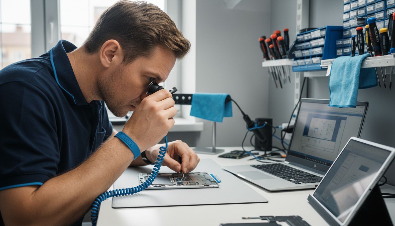 tablet repair workshop