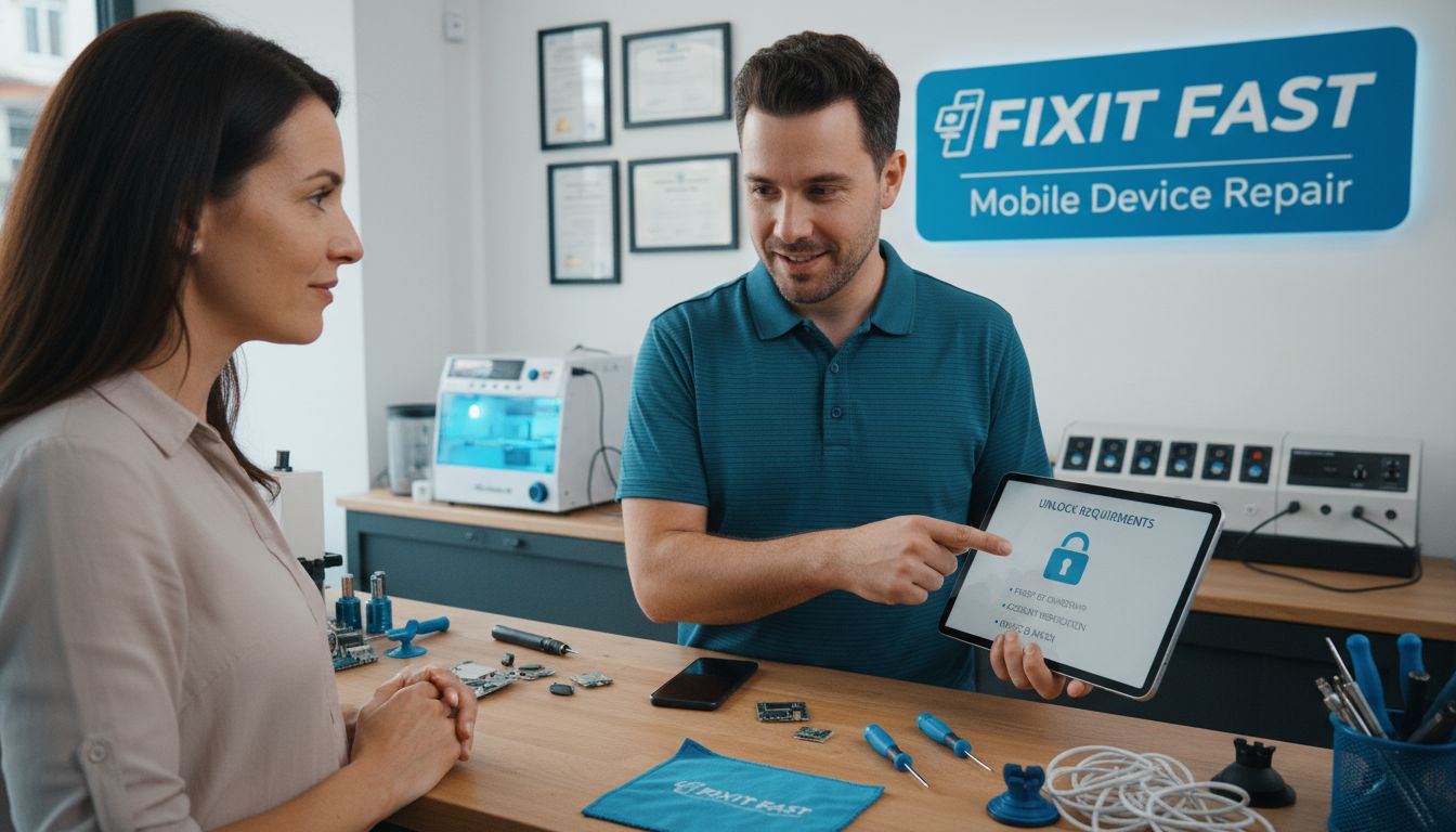 phone unlock repair shop