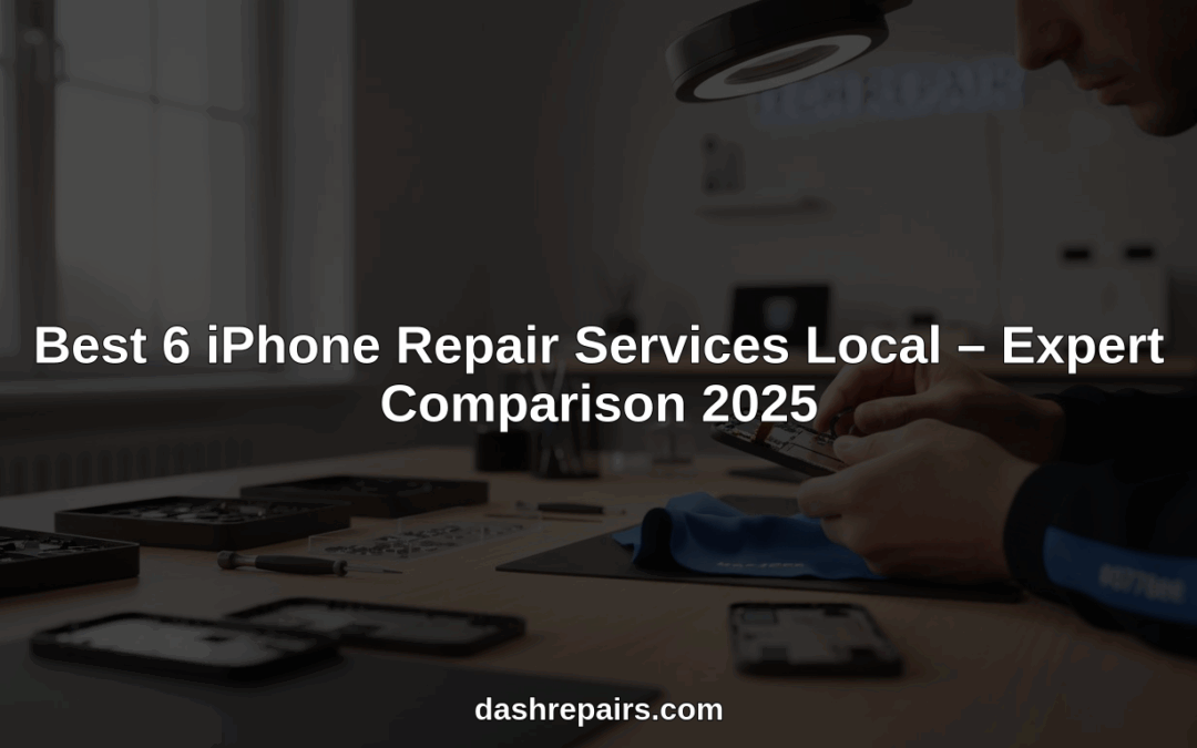Best 6 iPhone Repair Services Local – Expert Comparison 2025